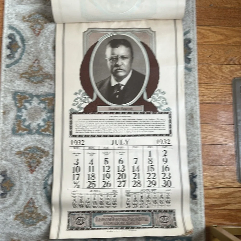 president calender